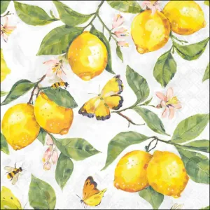 Servilleta Limones frescos Blanco A3770