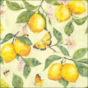 Servilleta Limones frescos Amarillo A3765