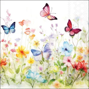 Servilleta Mariposas en el campo A3920