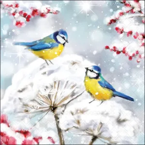 Servilleta Pajaritos en la nieve N1115