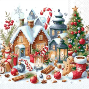 Servilleta Escenario navideño N1185