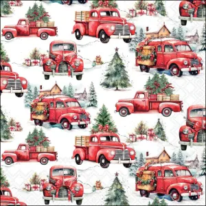 Servilleta Camiones navideños N1260