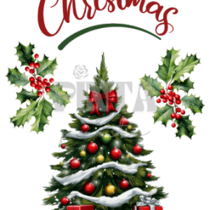 Lámina Transfer 20X30 Árbol Navideño