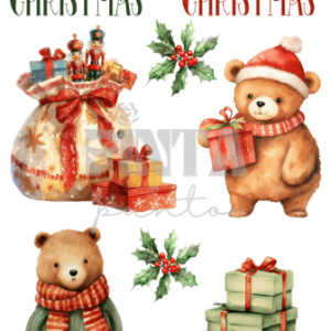 Lámina Transfer 20X30 Merry Christmas 2