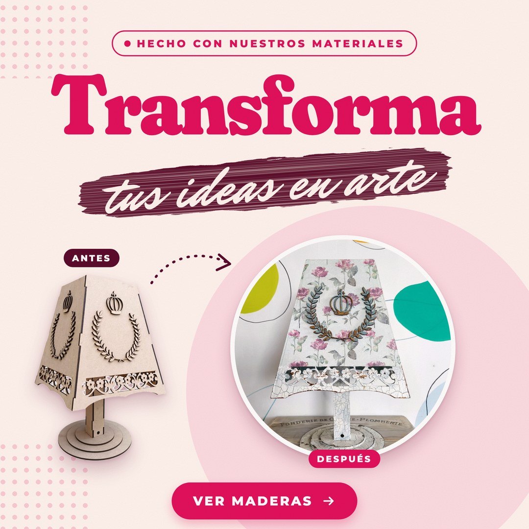 Transforma tus ideas en arte: de MDF en crudo a pieza única