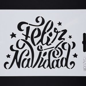 Stencil 15X20 Feliz Navidad STE250